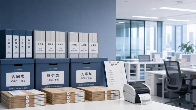 打包技巧清单：办公文件怎样分类才不易丢