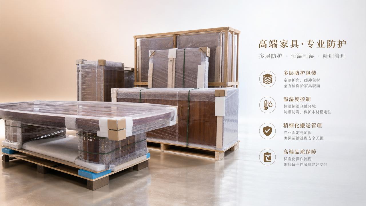 高端搬家适合搬实木家具吗？重点看防护和温湿控制