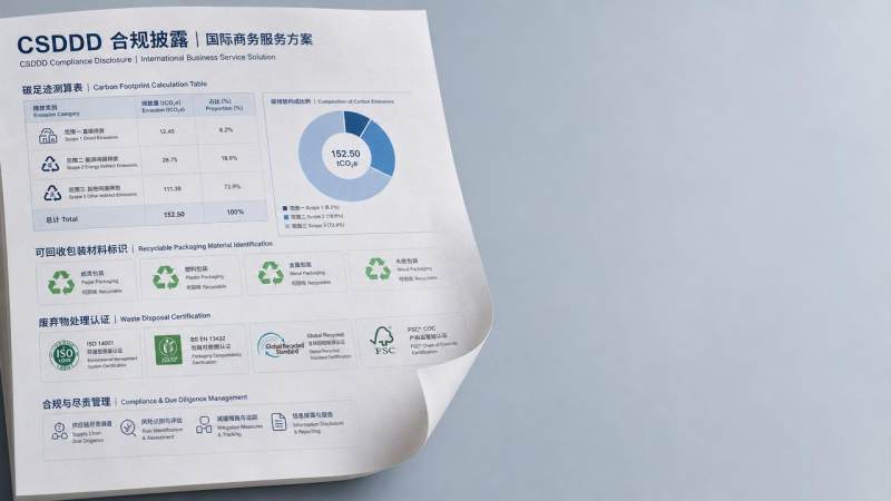 欧盟CSDDD生效首周：3家中国服务商因碳足迹披露缺位被暂停投标