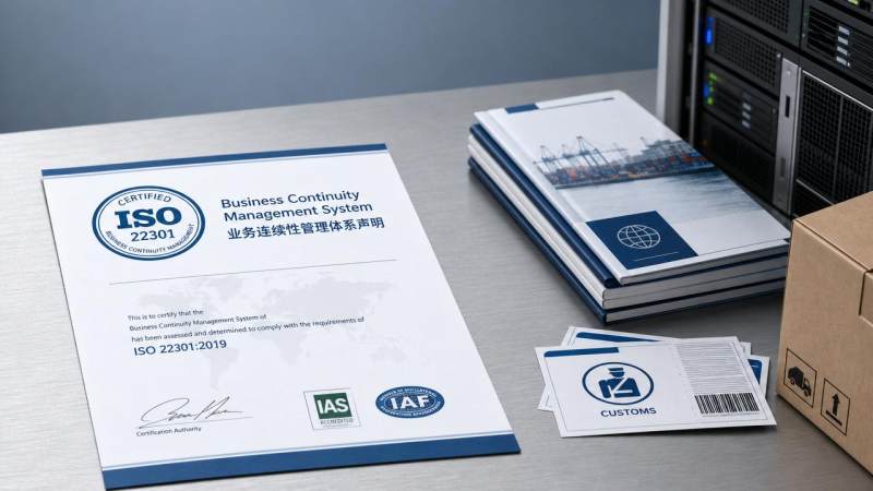 美国CBP新规生效：商务服务进口须同步提交ISO 22301声明