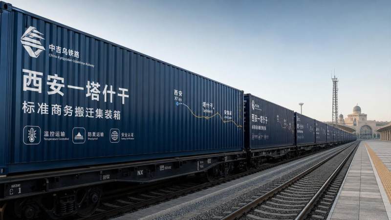中吉乌铁路开通首月：西安—塔什干物流时效压缩至96小时