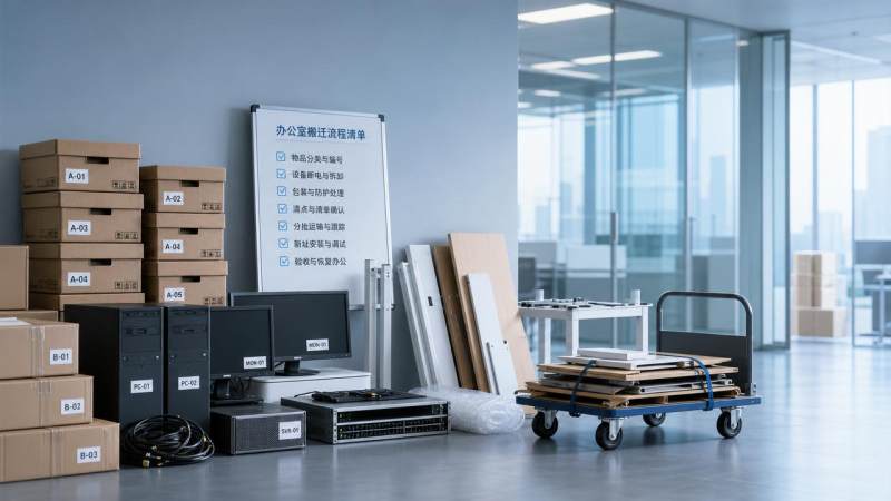 南京办公室搬家服务流程怎么排期更能减少业务中断