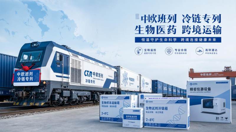 中欧班列中通道破2000列，生物医药冷链专列常态化运行