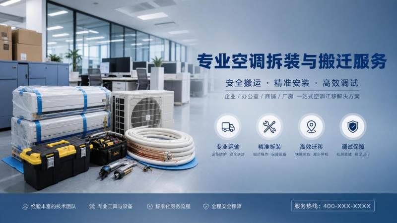 南京搬家时空调拆装要注意什么