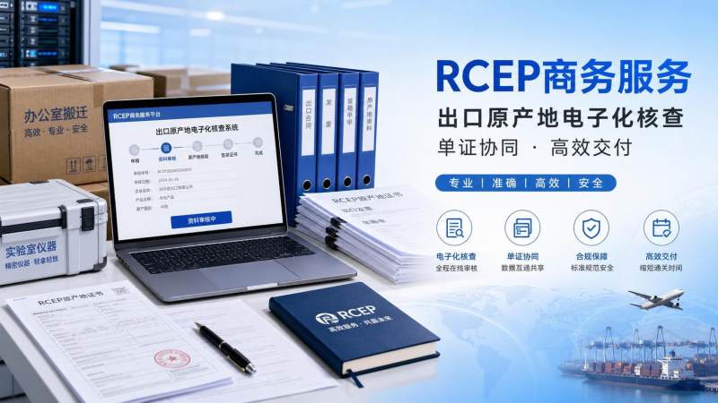 RCEP试点提速商务服务出口原产地核查