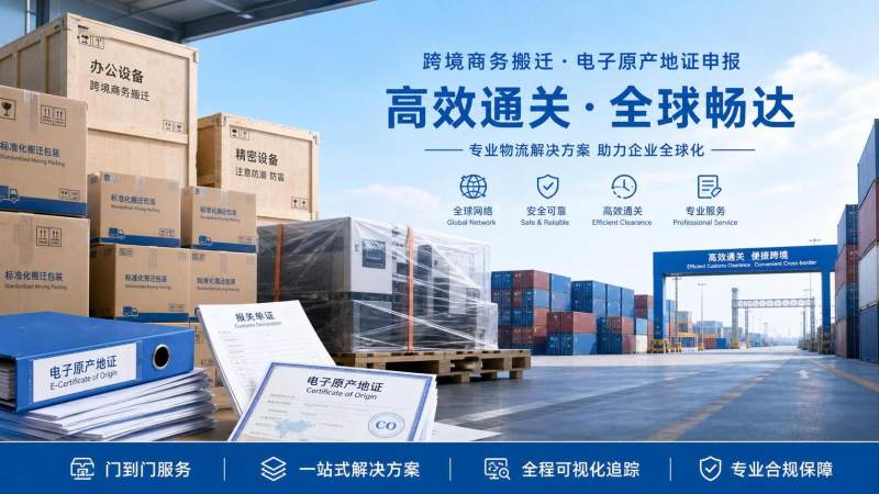 RCEP启用电子原产地证新系统，搬迁服务申报提速