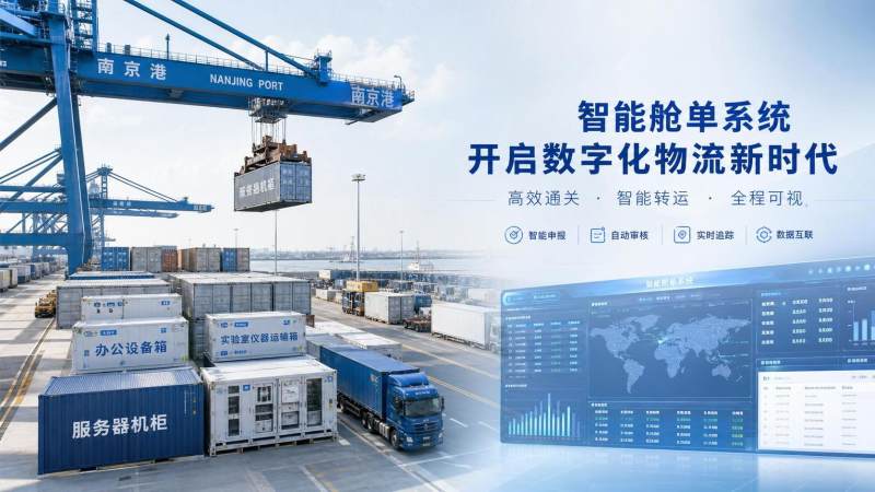 中远海运上线智能搬迁舱单系统，南京港相关货物通关缩至4.7小时