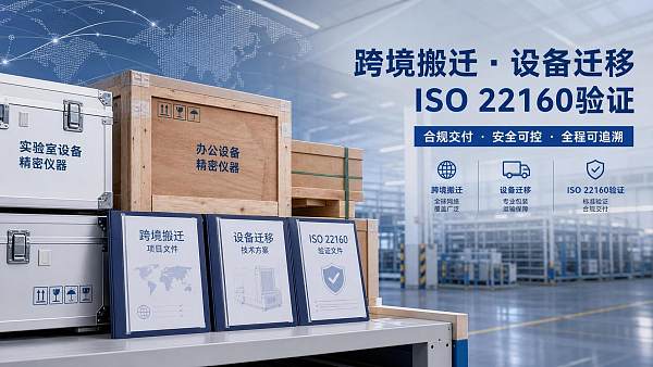 中国修订跨境商务服务出口指引，搬迁服务需附ISO 22160验证