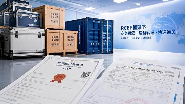 RCEP将商务搬迁服务纳入快速通关通道