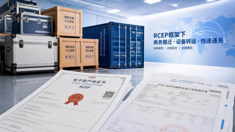 RCEP将商务搬迁服务纳入快速通关通道