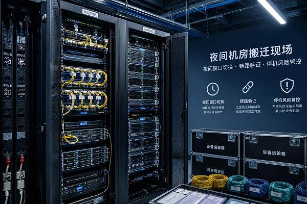 南京机房搬迁为何多选夜间窗口，停机风险怎么控