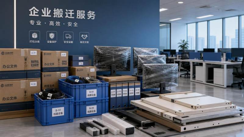南京搬家公司包打包吗，企业搬迁前要提前准备什么