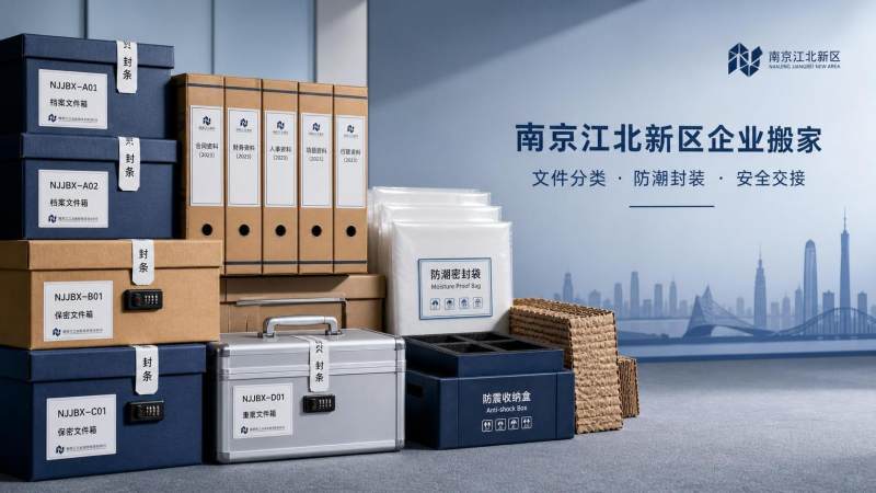 南京江北新区企业搬家，文件资料怎么打包才安全