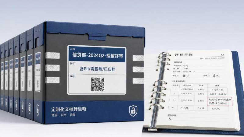 南京搬办公室时文件资料怎么整理才不丢？金融与科技企业敏感文档迁移的打包与交接规范