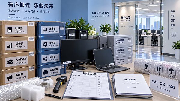 企业搬迁如何核对各部门物资