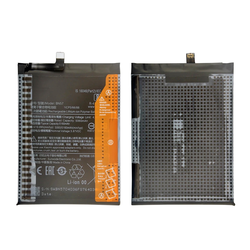 Batterie de remplacement neuve pour Xiaomi Redmi 9 10 Note 9 11 12 Mi 10T 11T Poco M3 M4 Pro avec longue autonomie