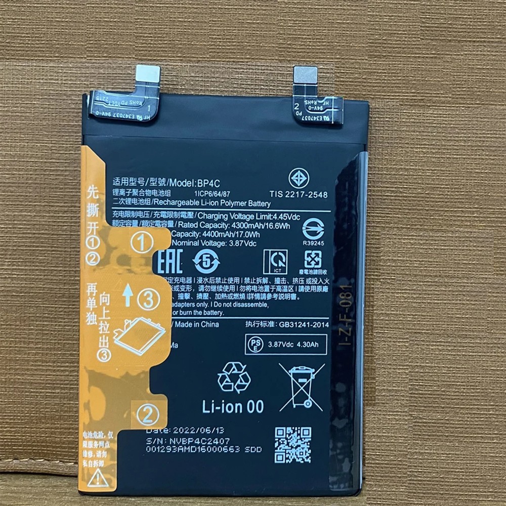 Batería de reemplazo completamente nueva para Xiaomi Redmi 9 10 Note 9 11 12 Mi 10T 11T Poco M3 M4 Pro con larga duración