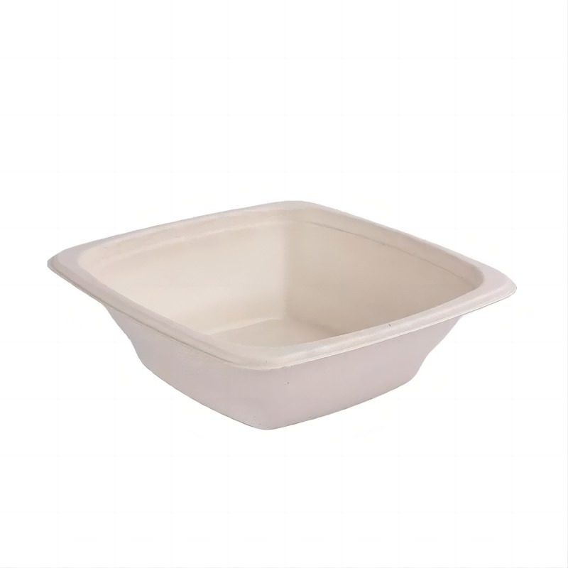 Sugarcane Bagasse Square Paper Bowl