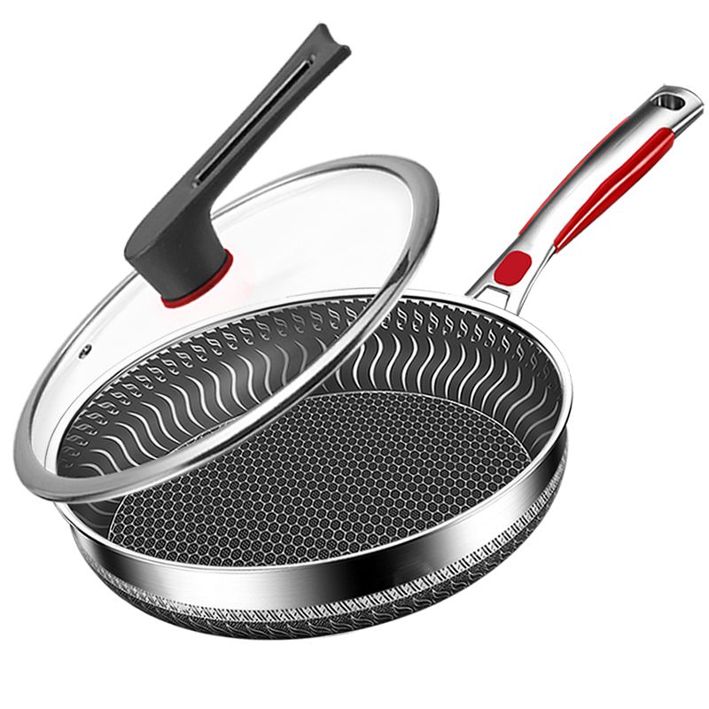  HZIB 316 Antibacterial Stainless Steel Flat Bottom Pan