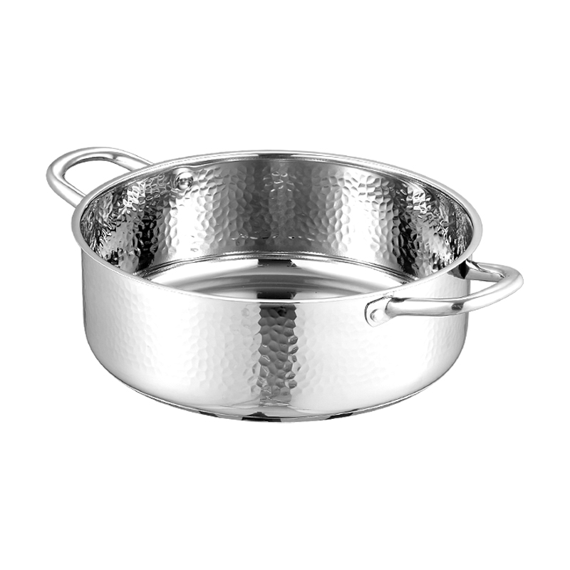 HZIB  316 Stainless Steel Hot Pot & Soup Pot, 28cm, Specialized for Home Use, Compatible with Induction Cookers and Tabletop Stoves