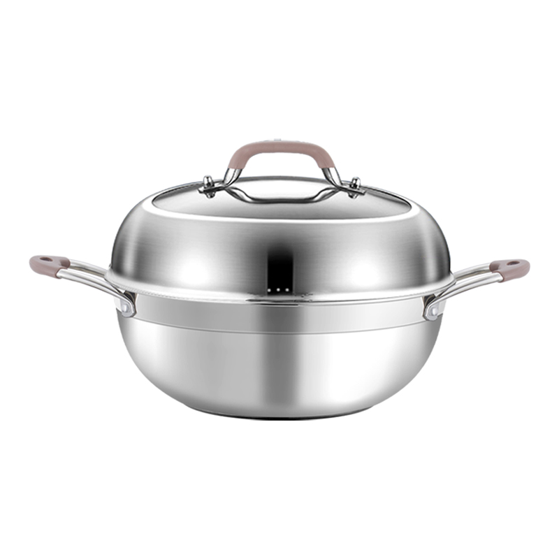 HZIB 304 Stainless Steel Steamer Pot: Home Use Seafood Steamer, Commercial Induction Cooker Steam Hot Pot, Sauna Steamer Pot