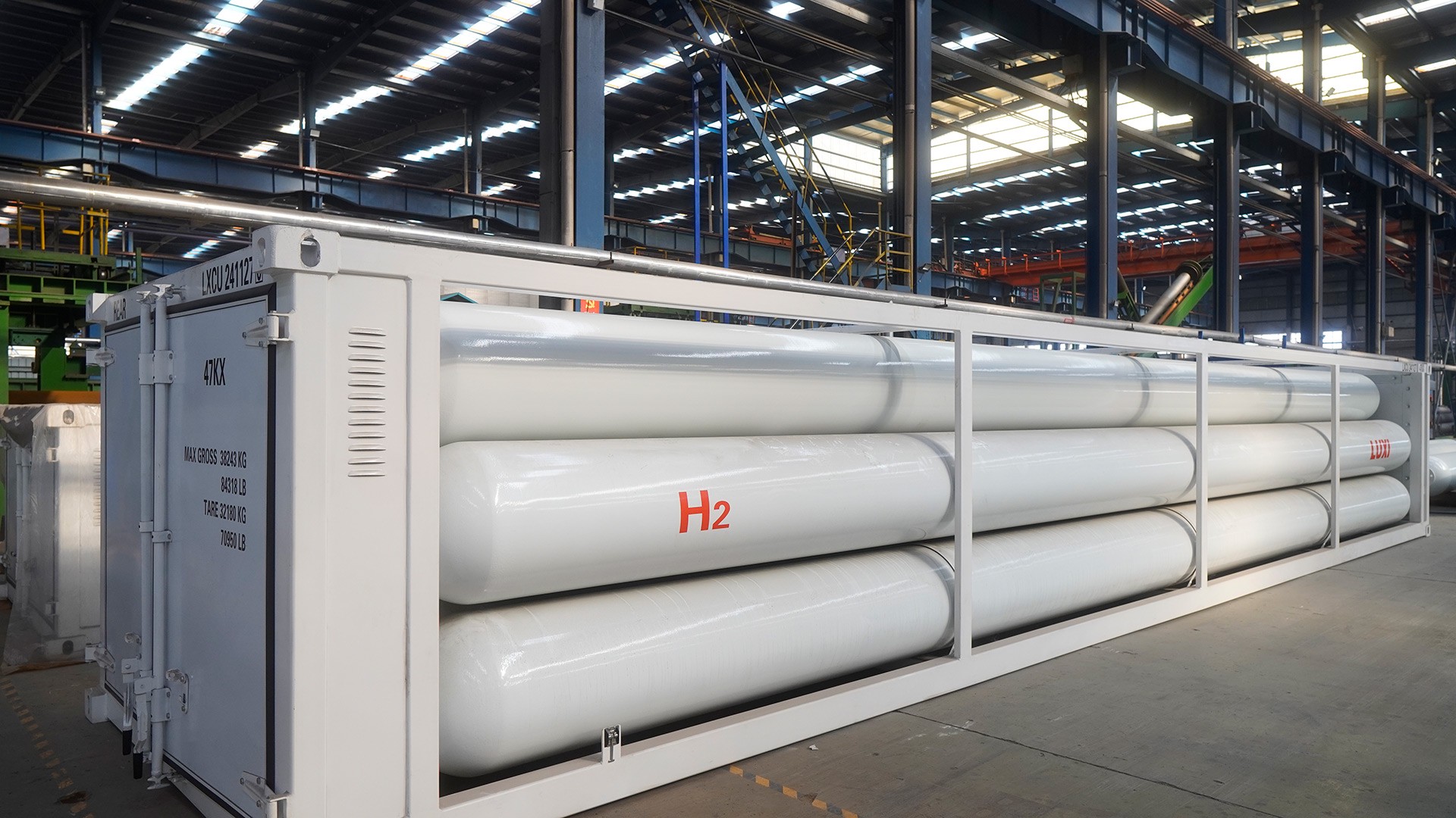 20ft & 40ft 250bar Compressed Hydrogen Piping Skid-Mounted Containers (8-16 Pipes) 20ft & 40ft 250bar Compressed Hydrogen Piping Skid-Mounted Containers (8-16 Pipes)