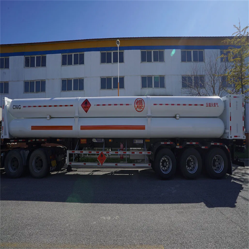 12-tube CNG cascade cylinder skid-mounted container, 25MPa hydrogen storage cylinder