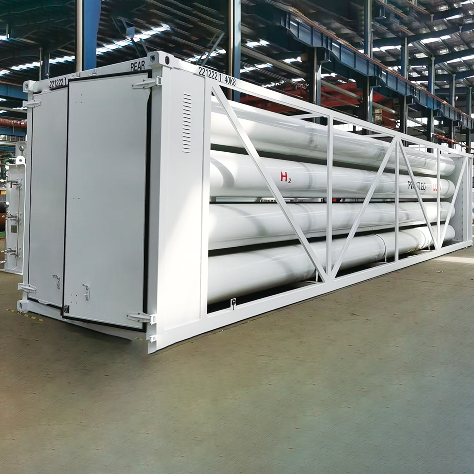 Hydrogen storage cylinders, CNG cascade cylinders, skid-mounted container, 25MPa