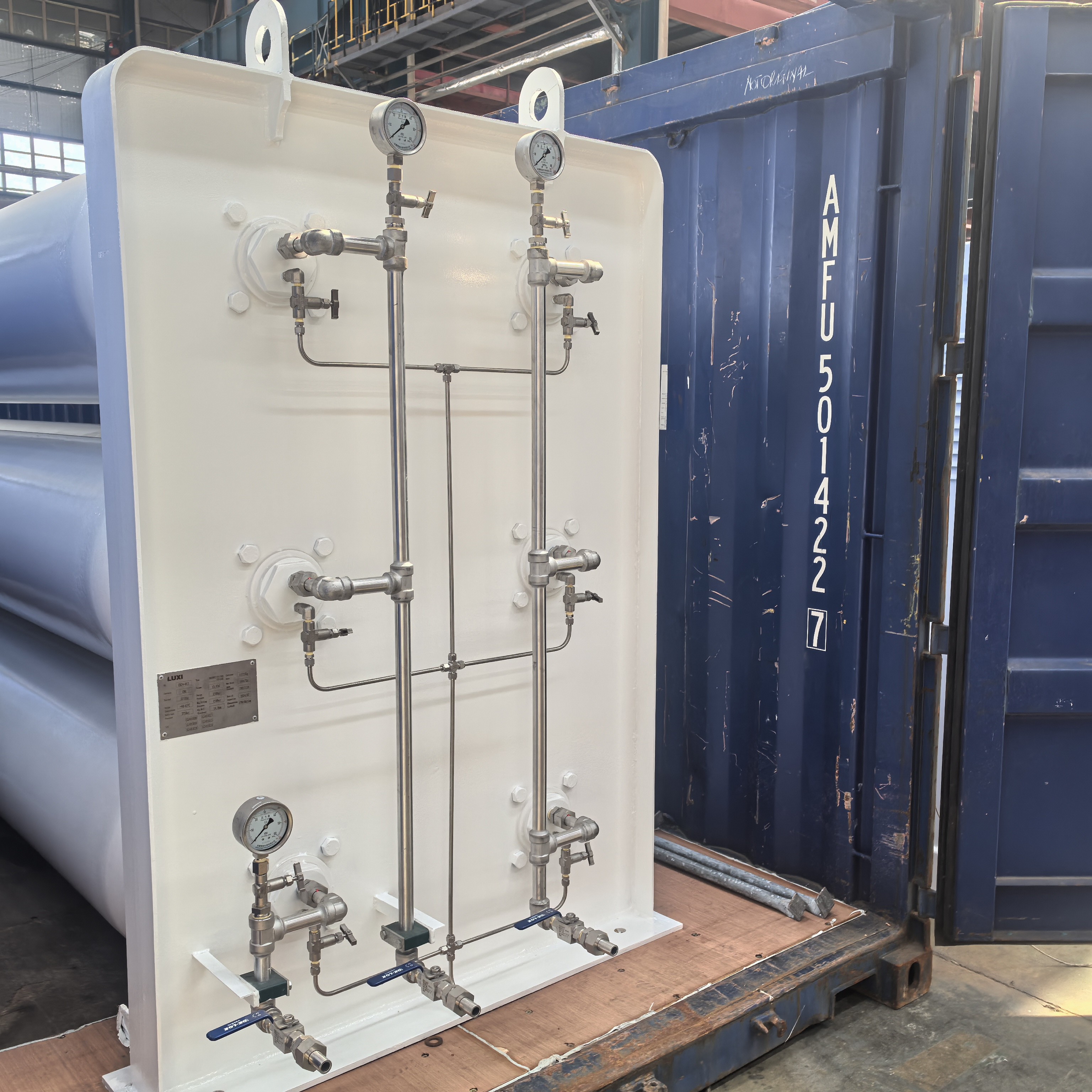 Rein 5/6 tubes CNG gas steel cylinders  cng fueling stations tank