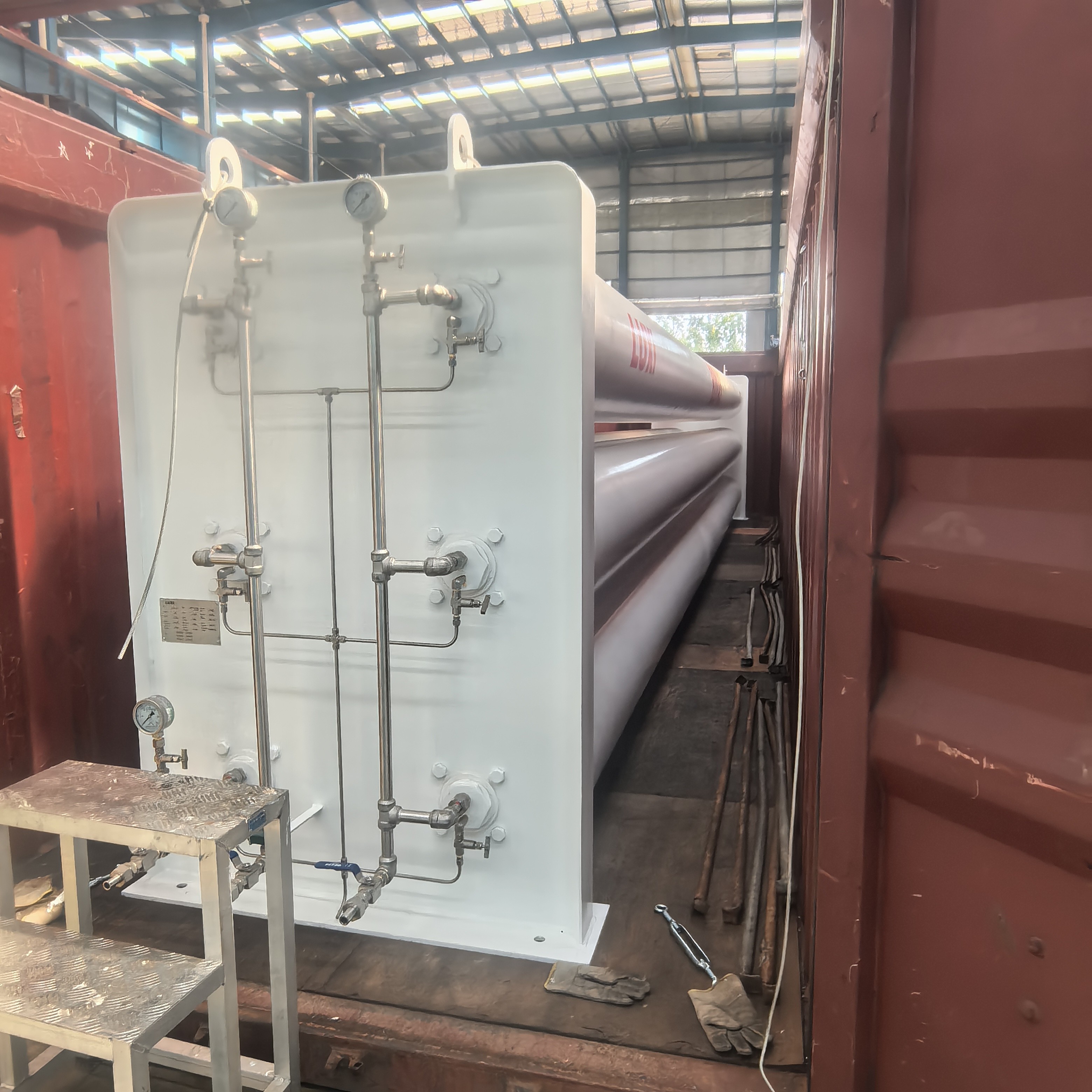 Rein 5/6 tubes CNG gas steel cylinders  cng fueling stations tank
