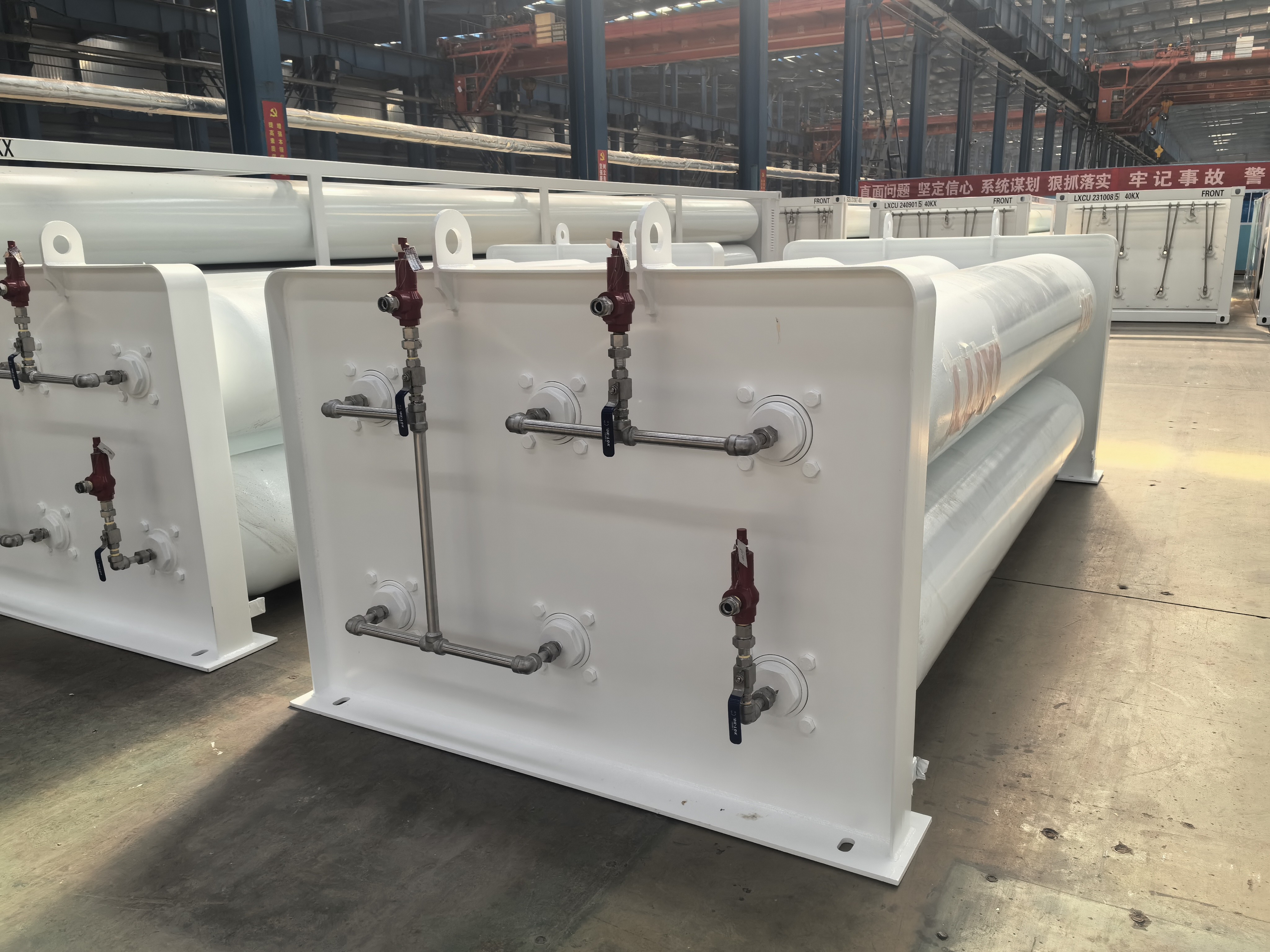 Rein 5/6 tubes CNG gas steel cylinders  cng fueling stations tank