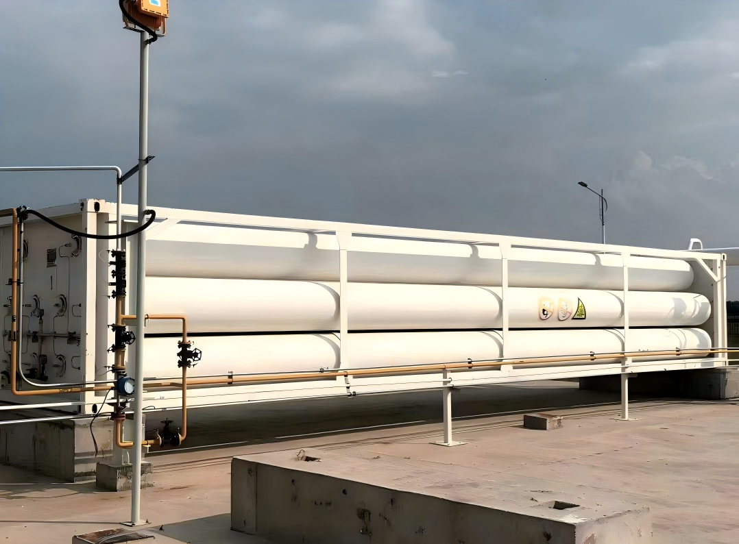 Long Tube Cylinder Bundle  for Helium CNG Hydrogen Fuel Storage