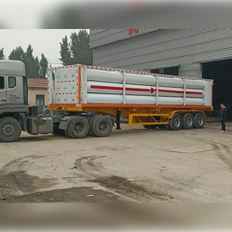 CSC Certified 40Ft Mobile CNG Skid 12 Tube Bundle Container 