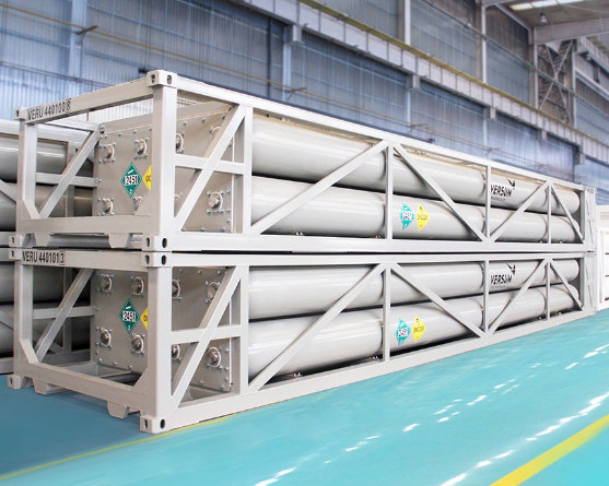 Compressed Natural 8-Tube Bundle Skid CNG Storage Container Trailer Large Volume Seamless Steel Cylinder Compressed Natural 8-Tube Bundle Skid CNG Storage Container Trailer Large Volume Seamless Steel Cylinder