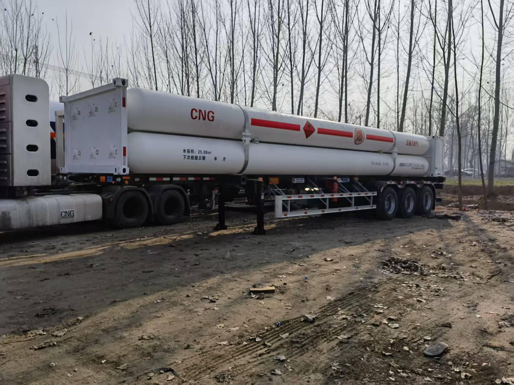  4-tube 40-feet Payload 5625Nm3 CNG Container