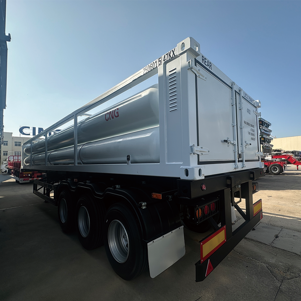 ISO Standard 40ft 6-Tube CNG Skid Container Cascade Tank 