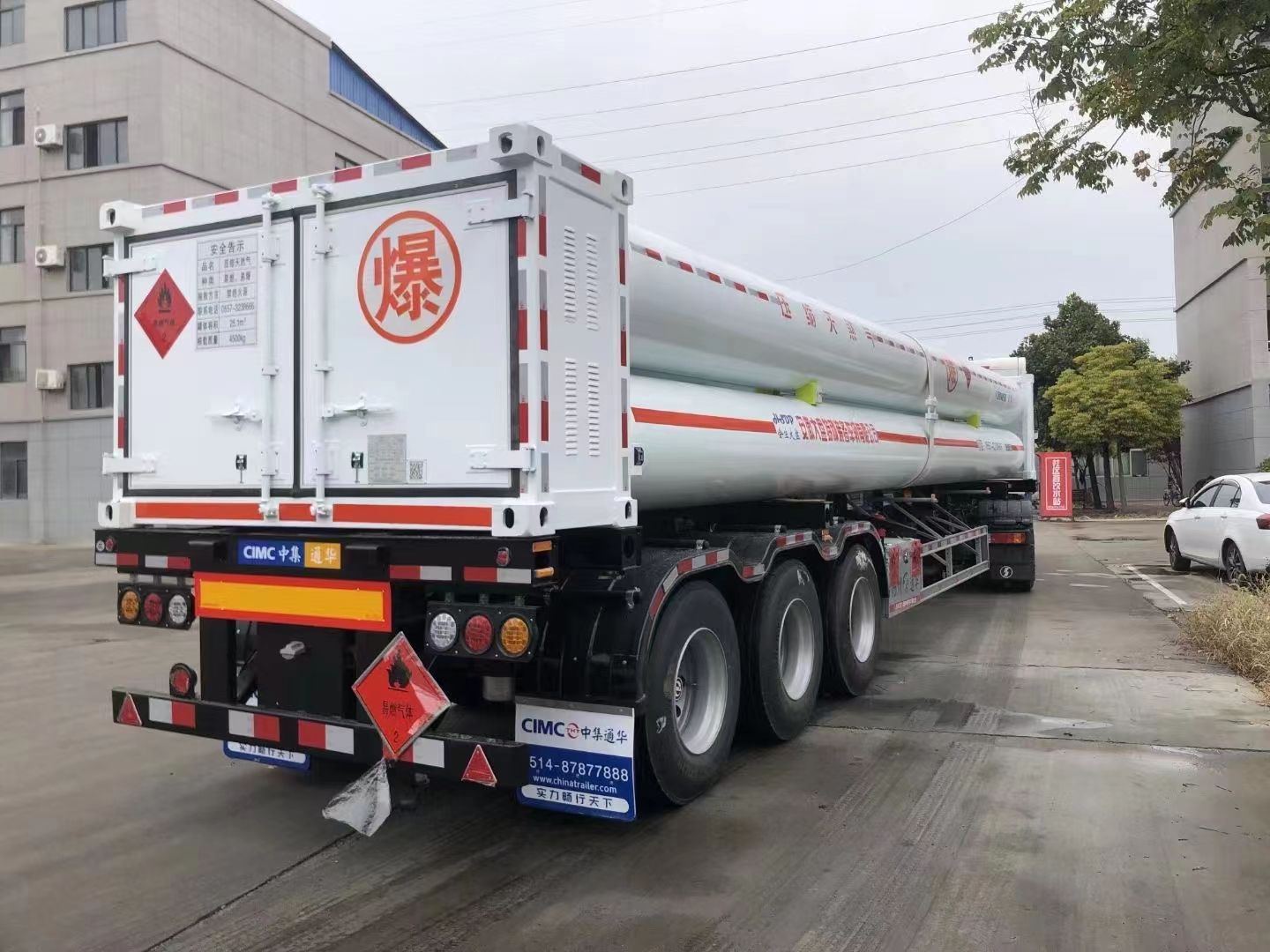  N2 He Air Hydrogen CNG Cylinder Tube Bundle Container Tank Pressure Vessel 