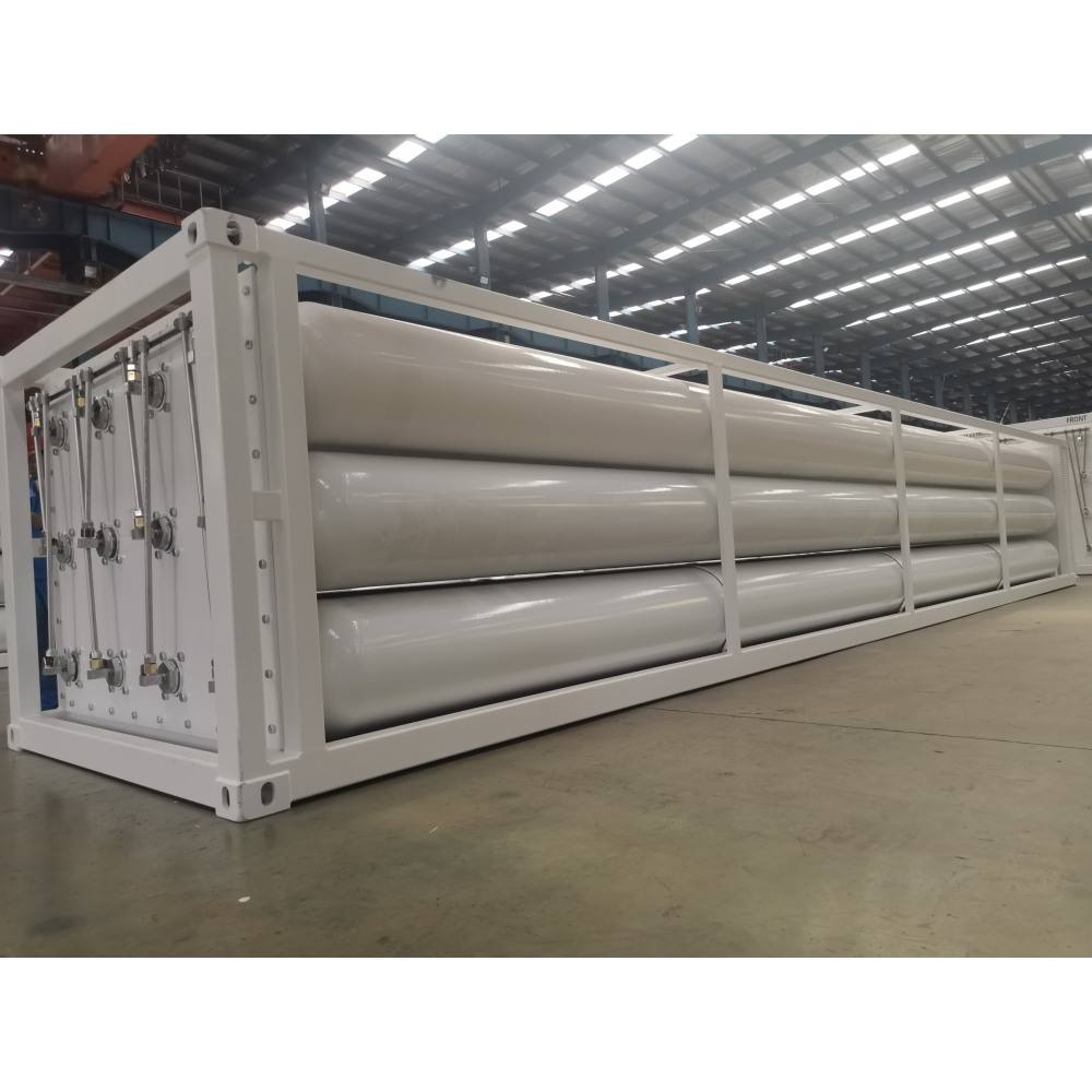 24.5m³ CNG Tube Bundle Cylinders Container Large Capacity High-pressure Gas Transportation Tube 24.5m³ CNG Tube Bundle Cylinders Container Large Capacity High-pressure Gas Transportation Tube