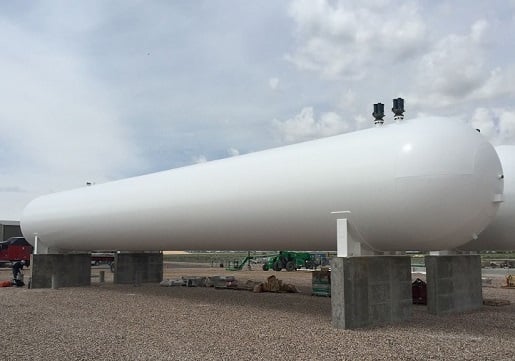 2450L Jumbo Gas Cylinder 250bar 9400Nm3  for CNG Nitrogen Hydrogen Pressure Vessels