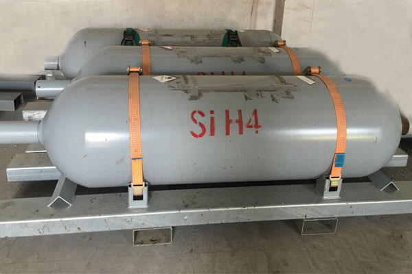 SiH₄ high-purity liquefied gas cylinders