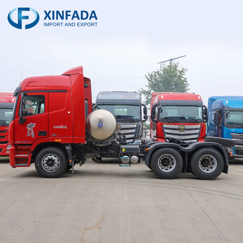 Foton Auman GTL Premium Edition 500 Horsepower 6x4 Drive LNG Tractor Truck