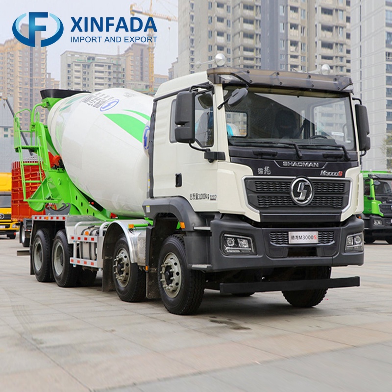 CIMC Lingyu Concrete Mixer Truck With ShanQi Automobile Heavy-Duty Truck Chassis
