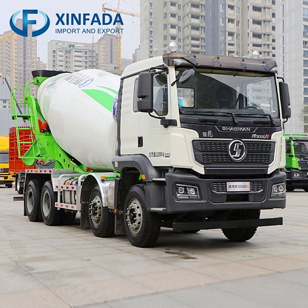 CIMC Lingyu Concrete Mixer Truck With ShanQi Automobile Heavy-Duty Truck Chassis