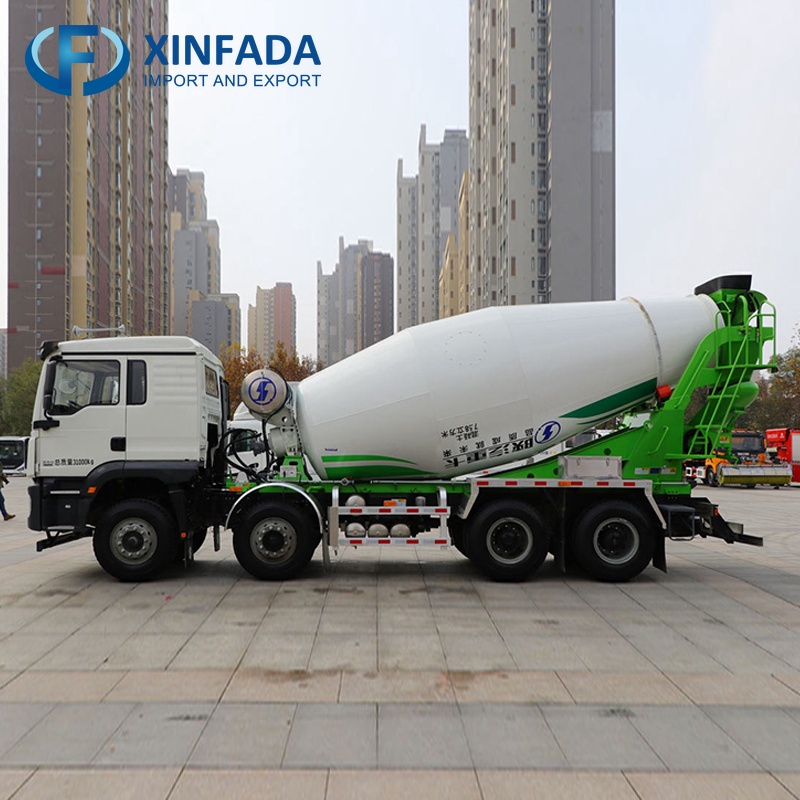 CIMC Lingyu Concrete Mixer Truck With ShanQi Automobile Heavy-Duty Truck Chassis