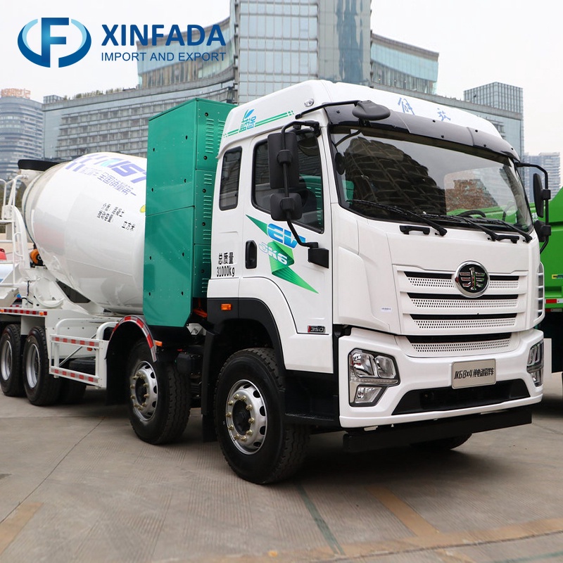 Qingdao Jiefang JK6 8x4 Drive Battery-Swapping Pure Electric Concrete Mixer Truck