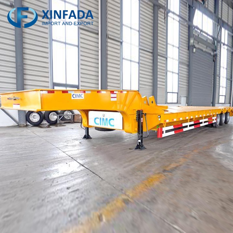 High-Quality Sturdy and Durable Low Flatbed Trailer