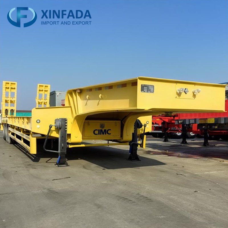 4 Axle 100 Ton Low Flatbed Trailer