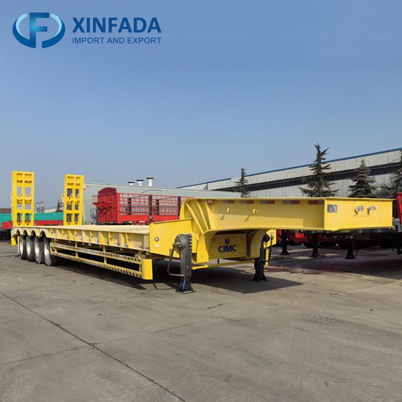 4 Axle 100 Ton Low Flatbed Trailer
