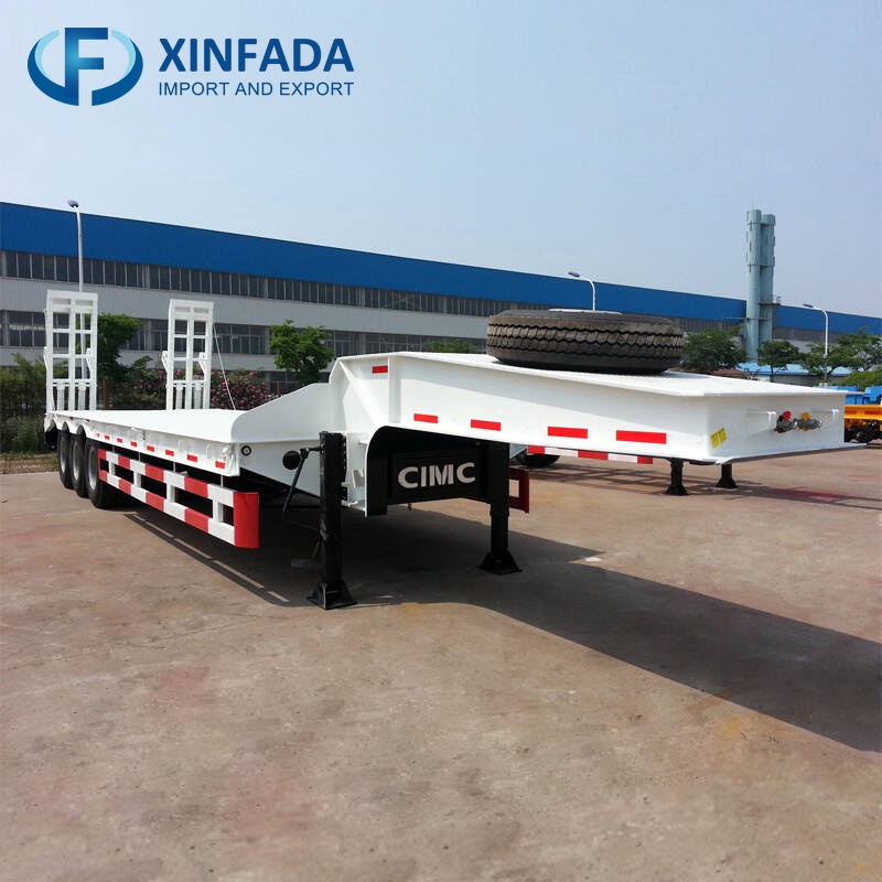 60 Tons Low Flatbed Trailer