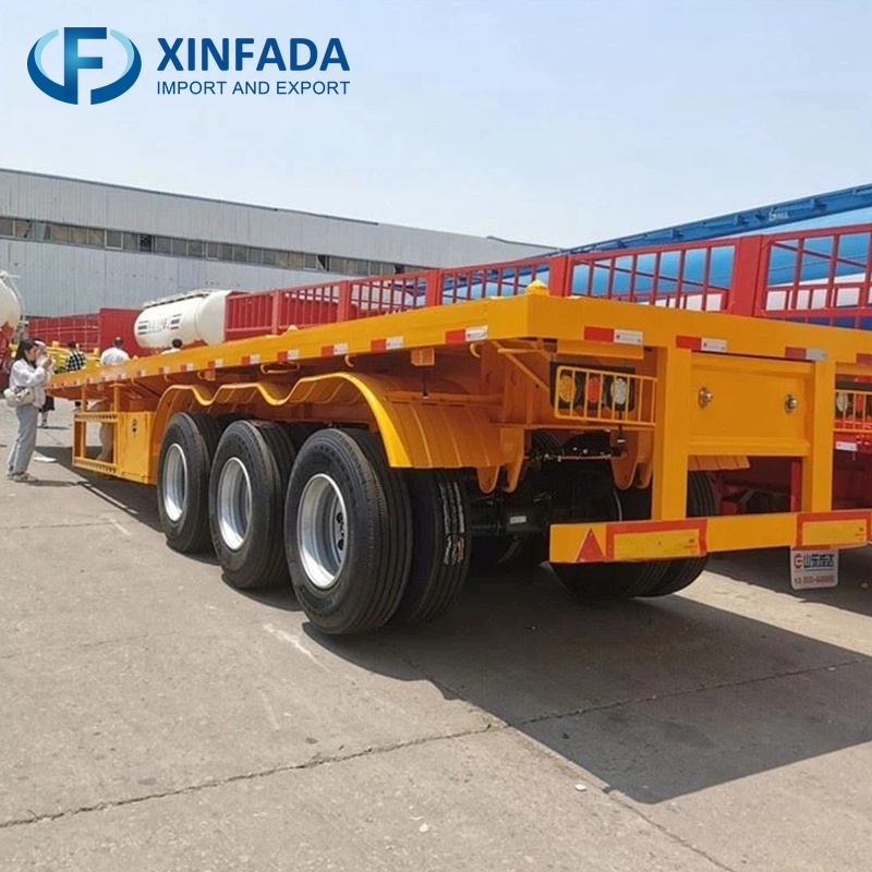 3 Axle 53-Foot Low Flatbed Trailer